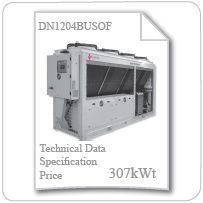 Чиллера с воздушным охлаждением конденсатора DN1204BUSOF