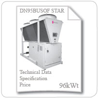 Чиллера с воздушным охлаждением конденсатора DN95BUSOF STAR